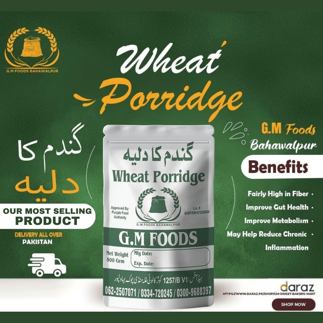 Wheat Porridge / Gandum Daliya 2Kg